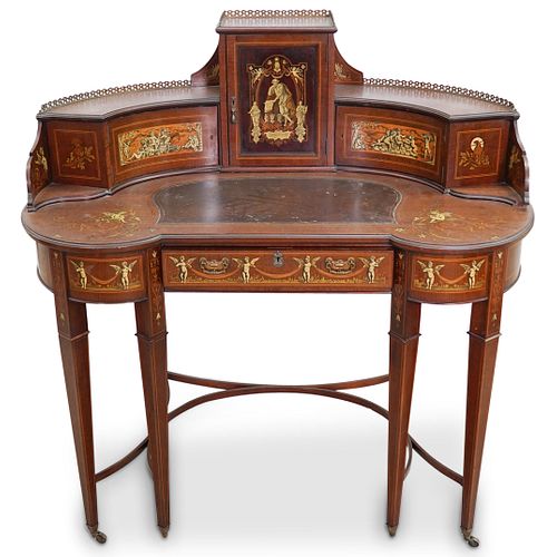 ANTIQUE ENGLISH LEVER MAHOGANY