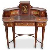 ANTIQUE ENGLISH LEVER MAHOGANY