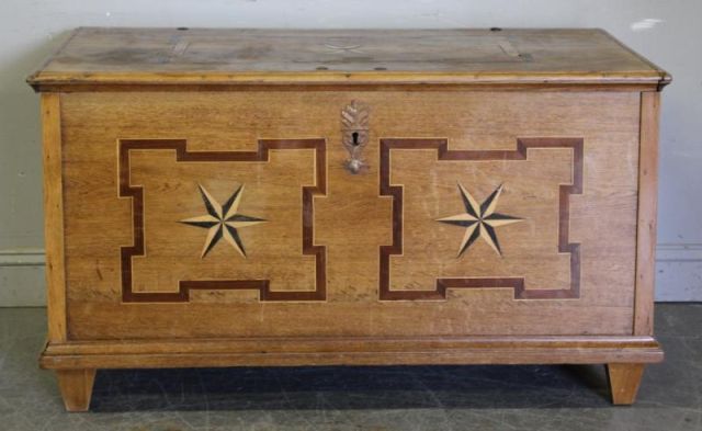 Antique English Lift Top Chest.With