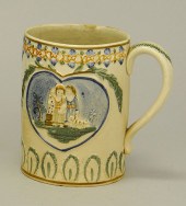 ANTIQUE ENGLISH LUSTREWARE TAN