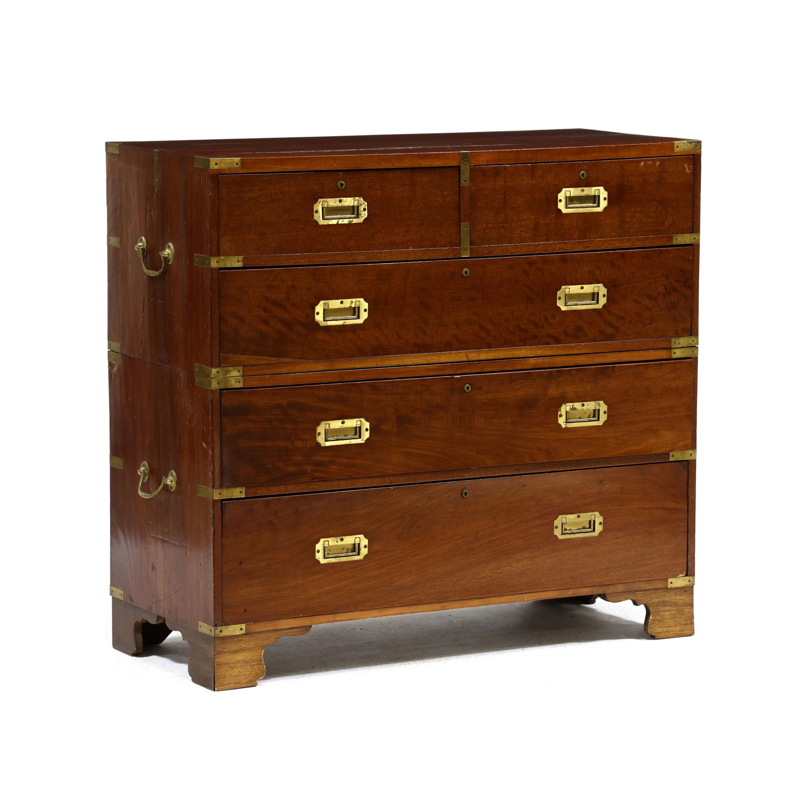 ANTIQUE ENGLISH MAHOGANY CAMPAIGN