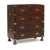 ANTIQUE ENGLISH MAHOGANY CAMPA