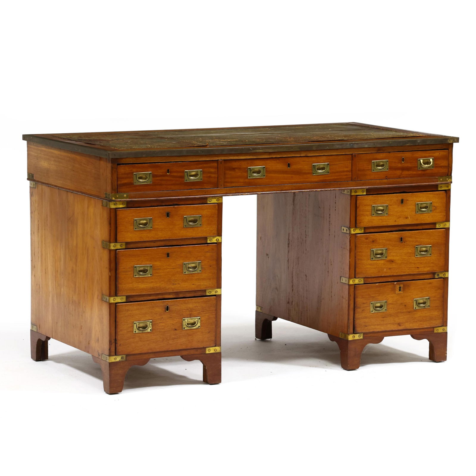ANTIQUE ENGLISH MAHOGANY CAMPAIGN
