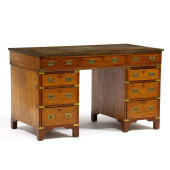 ANTIQUE ENGLISH MAHOGANY CAMPA