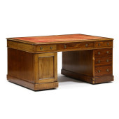 ANTIQUE ENGLISH MAHOGANY DOUBL