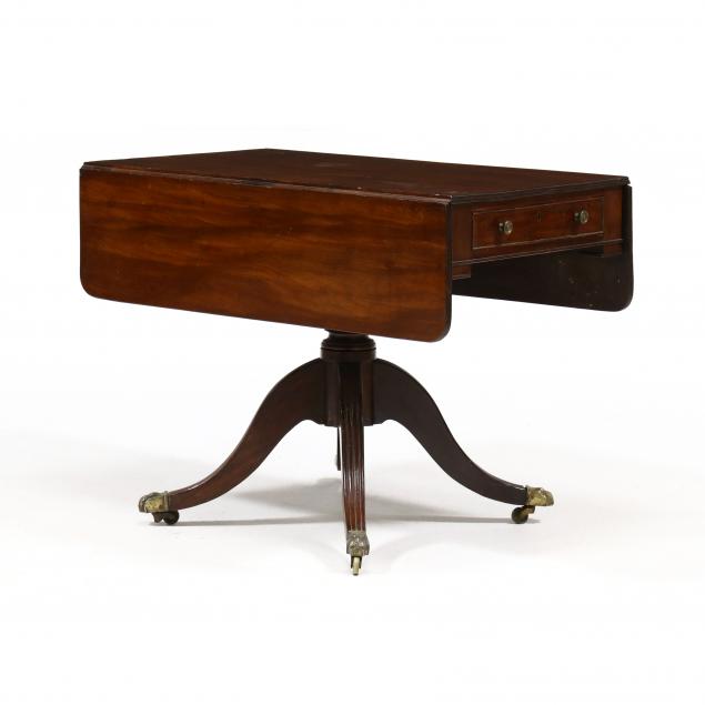 ANTIQUE ENGLISH MAHOGANY DROP