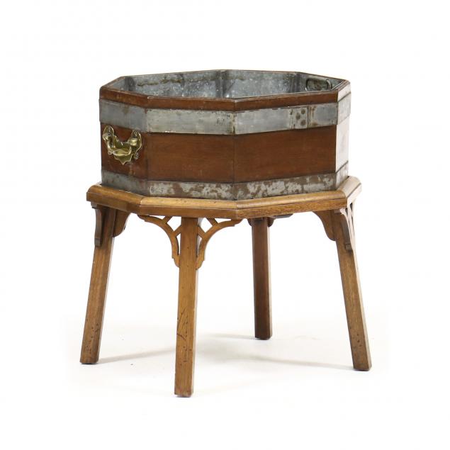 ANTIQUE ENGLISH MAHOGANY JARDINIERE