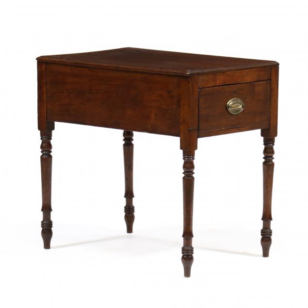 ANTIQUE ENGLISH MAHOGANY ONE DRAWER