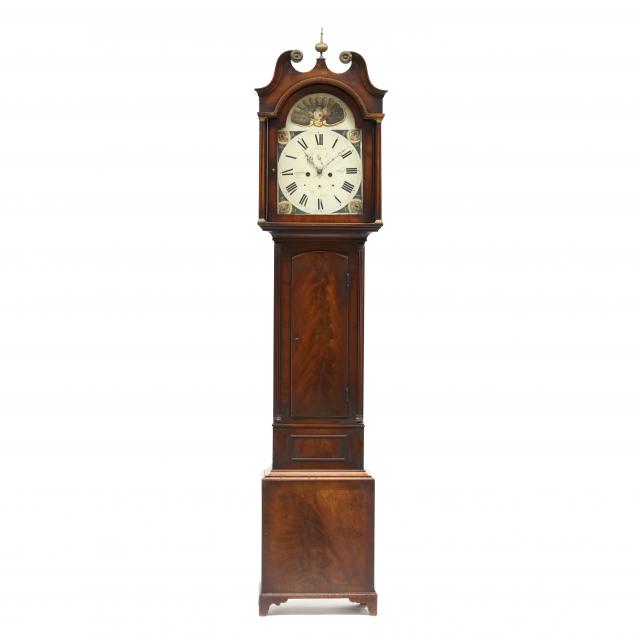 ANTIQUE ENGLISH MAHOGANY TALL
