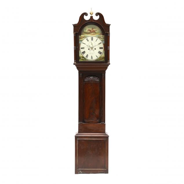 ANTIQUE ENGLISH MAHOGANY TALL