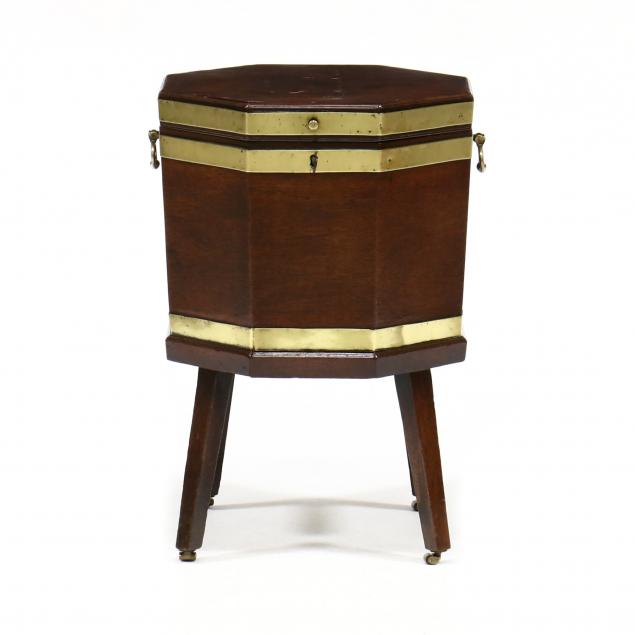 ANTIQUE ENGLISH MAHOGANY WINE