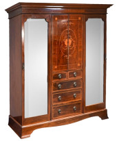 ANTIQUE ENGLISH MARQUETRY INLA
