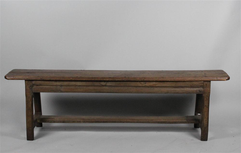 ANTIQUE ENGLISH OAK BENCH early