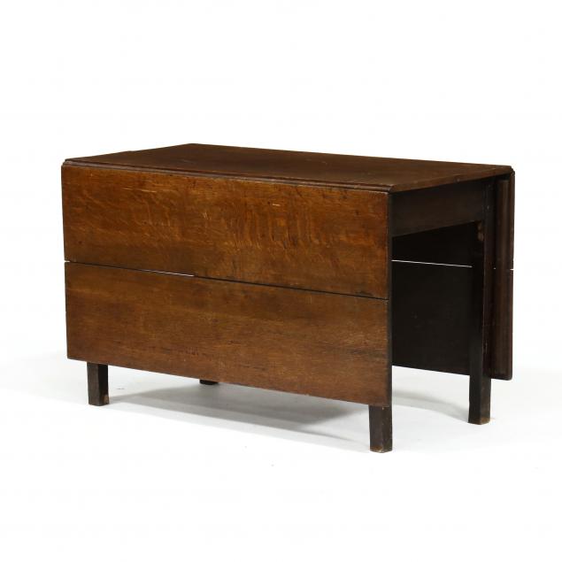 ANTIQUE ENGLISH OAK DROP LEAF