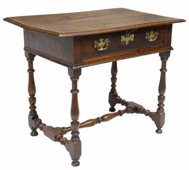 ANTIQUE ENGLISH OAK LOWBOY SIDE
