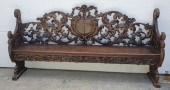 ANTIQUE ENGLISH OAK ROCOCO REV