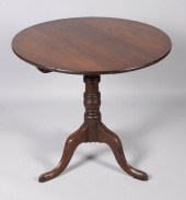 ANTIQUE ENGLISH OAK TILT-TOP T