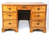 ANTIQUE ENGLISH PINE KNEEHOLE
