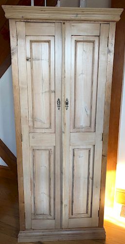 ANTIQUE ENGLISH PINE TWO-DOOR
