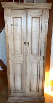 ANTIQUE ENGLISH PINE TWO-DOOR