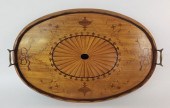 ANTIQUE ENGLISH SATINWOOD INLA