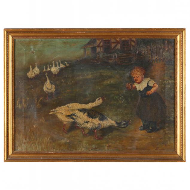 ANTIQUE ENGLISH SCHOOL PAINTING