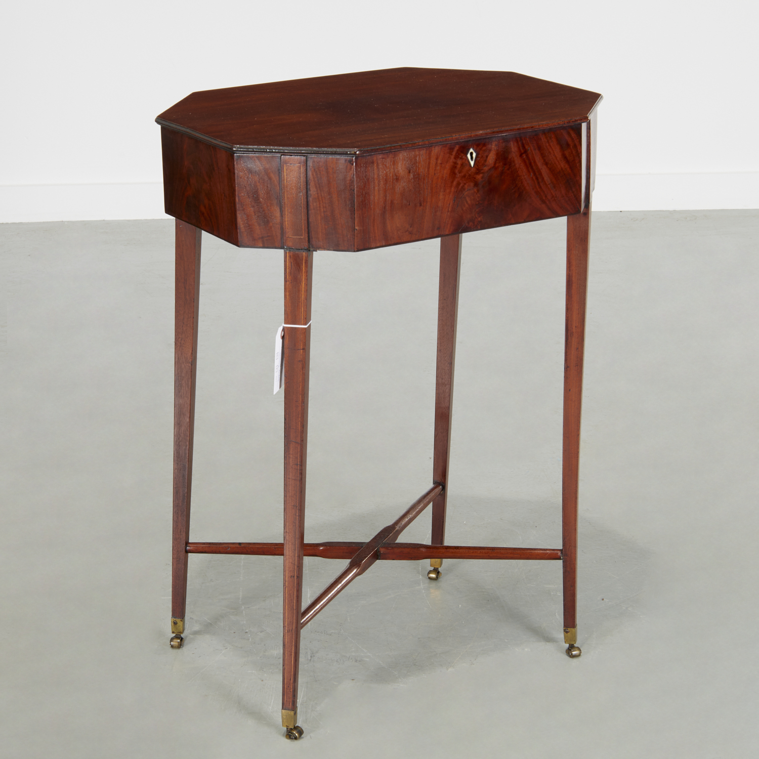 ANTIQUE ENGLISH SEWING TABLE 19th