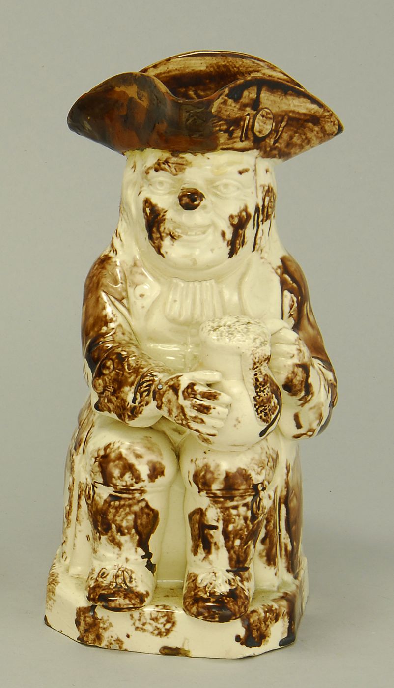 ANTIQUE ENGLISH STAFFORDSHIRE BROWN