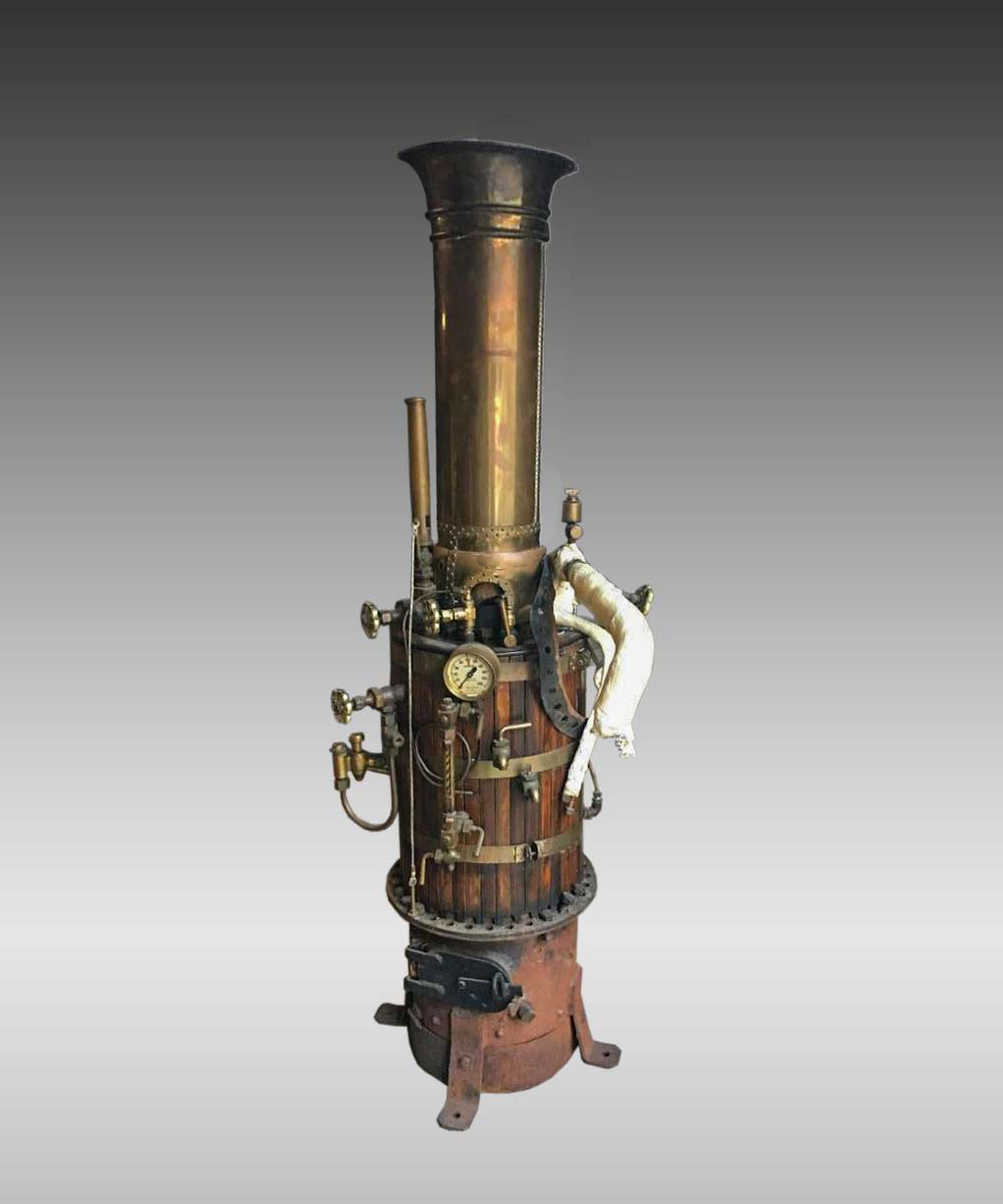 ANTIQUE ENGLISH STEAM ENGINE: