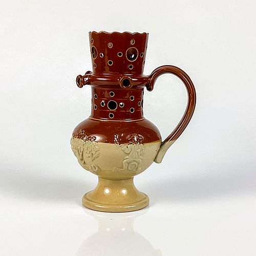 ANTIQUE ENGLISH STONEWARE HUNTING