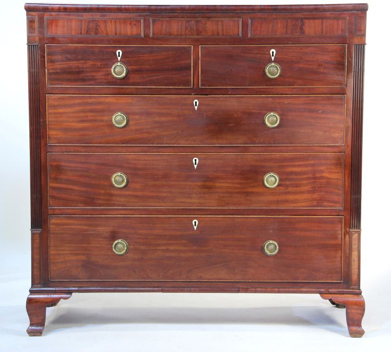 Antique English Tall Chestcirca