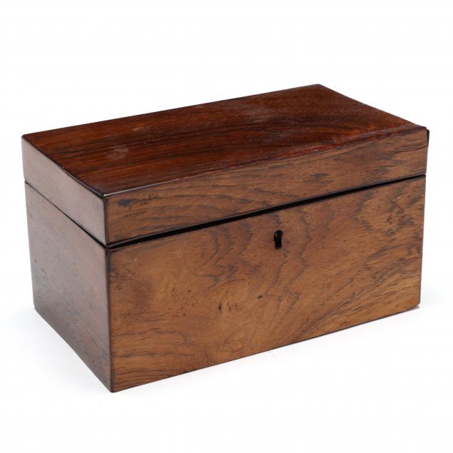 ANTIQUE ENGLISH TEA CADDY  Late