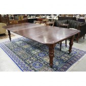 Antique English turned leg din