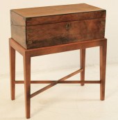 ANTIQUE ENGLISH WALNUT LAP DES