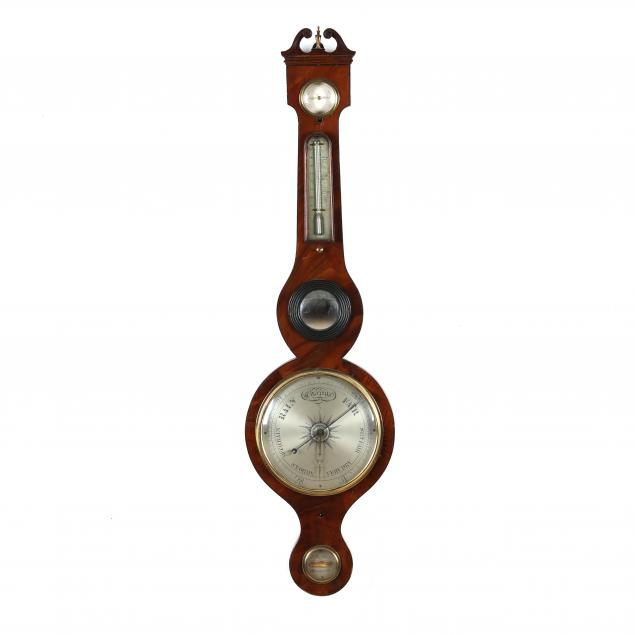 ANTIQUE ENGLISH WHEEL BAROMETER