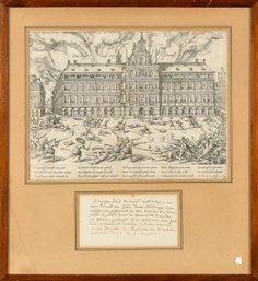 Antique engraving by Frans