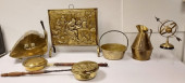 ANTIQUE ESTATE BRASS LOT: SCUT