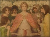ANTIQUE ETHEL WRIGHT LITHOGRAP