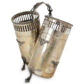 ANTIQUE EUROPEAN 800 SILVER CR