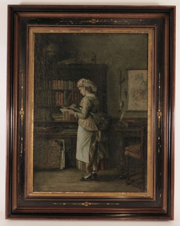 ANTIQUE EUROPEAN INTERIOR GENRE