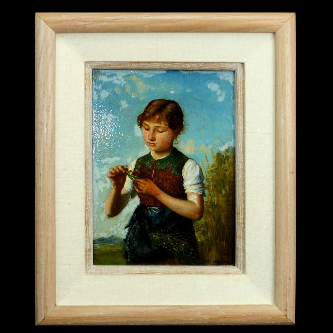 ANTIQUE EUROPEAN SCHOOL OIL ON