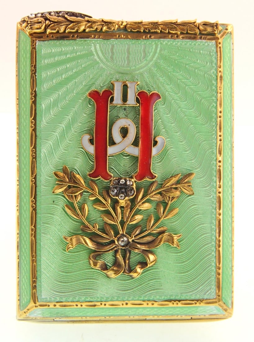 ANTIQUE FABERGE' GUILLOCHE,