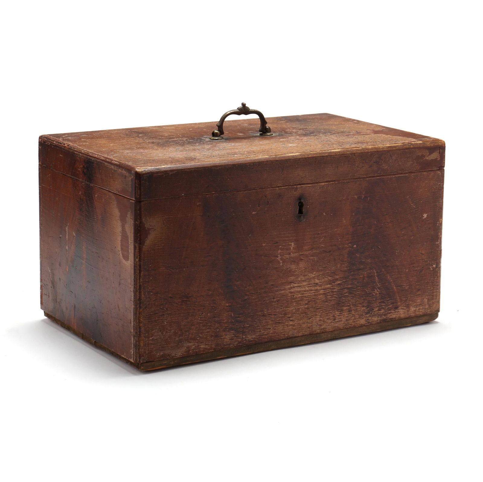 ANTIQUE FAUX GRAIN PAINTED SUGAR