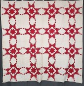 Antique Feathered Star Quilt c
