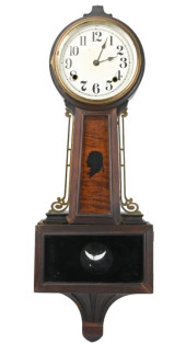ANTIQUE FEDERAL BANJO CLOCK WI