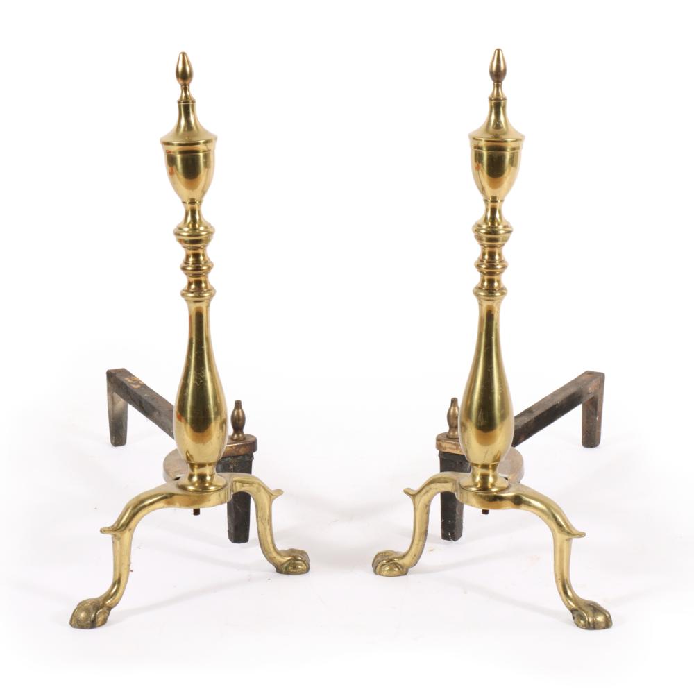 ANTIQUE FEDERAL STYLE BRASS