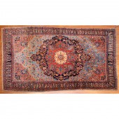 ANTIQUE FERAGHAN SAROUK RUG, 4