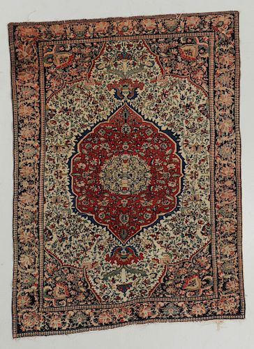 ANTIQUE FERAHAN SAROUK RUG, PERSIA: