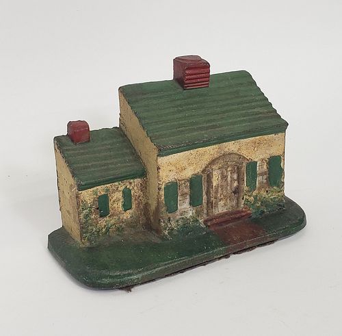 ANTIQUE FIGURAL CAST IRON NANTUCKET