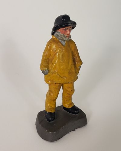 ANTIQUE FIGURAL CAST IRON OLD